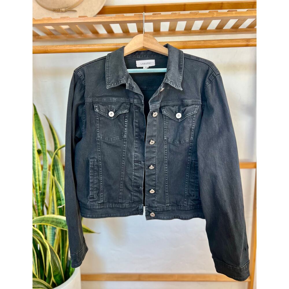 Labijou Black Denim Jacket